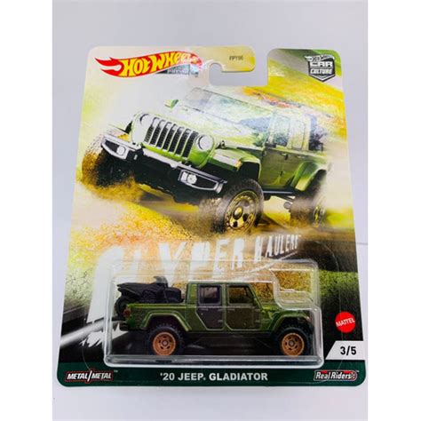Jual Hot Wheels 20 JEEP GLADIATOR Hijau Hyper Haulers Car Culture HW Kota Denpasar Aza