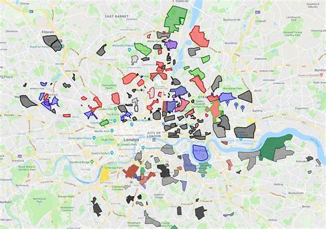 Battleground London Street By Street The Territories Of The Capitals