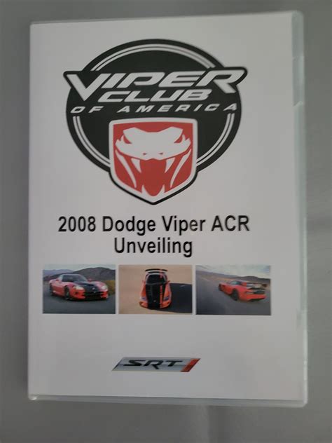 2008 ACR Unveiling DVD – Viper Club of America