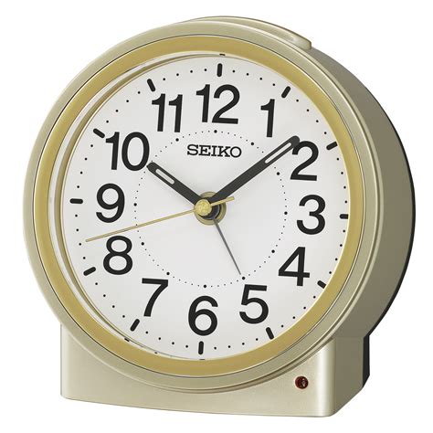 Seiko Inch Sussex Ii Beep Alarm Golden Traditional Analog Quartz Desk