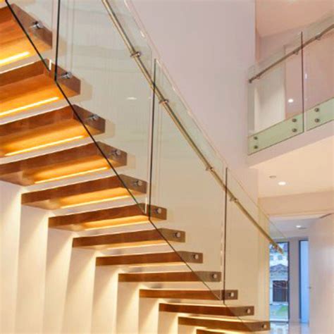 Modern Design House Decorative Indoor Solid Wood Stairs Floating