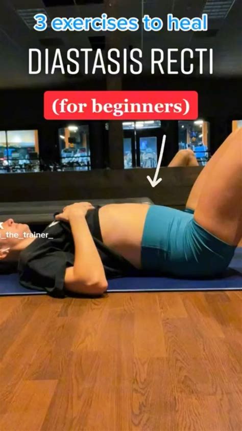 3 Exercises To Heal Diastasis Recti For Beginners In 2023 Healing