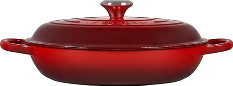 Le Creuset Cerise Signature Cast Iron Round Med Lock 3 2 L 30 Cm Pris