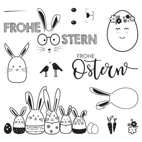 Clear Stamps Frohe Ostern 11 Motive