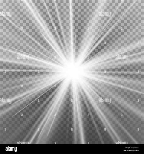 Light Beam Rays Vector Light Effect Vector Rays Burst Light Isolated