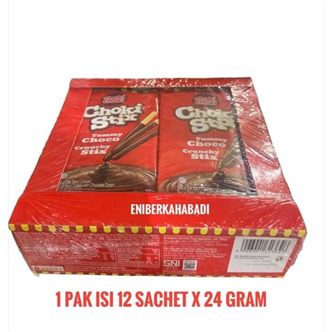 Jual Choki Choki Stick 1 Pak Isi 12 Sachet X 24 Gram Shopee Indonesia