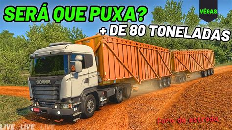 Ets Testando A For A Da Scania G No Rodo Trem Canavieiro Mapa