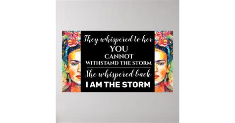 I Am The Storm Poster | Zazzle