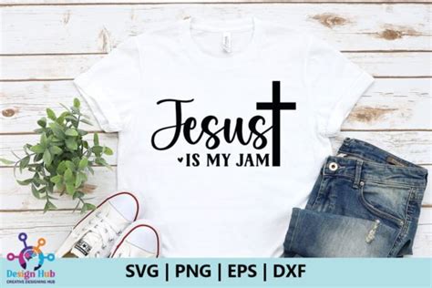 Jesus Is My Jam SVG Graphic By DesignHub103 Creative Fabrica