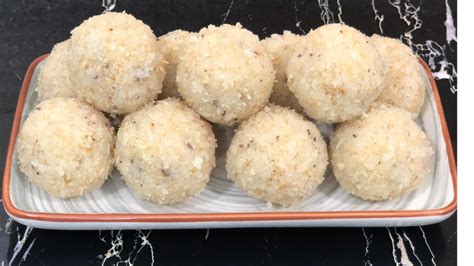 Coconut Ladoo Recipe How To Make Coconut Laddu Healthy Sweet Recipe