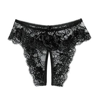 Plus Large Size Sexy Panties Women Full Lace Open Crotch Hot Sexy Crotchless XXX Erotic Panty