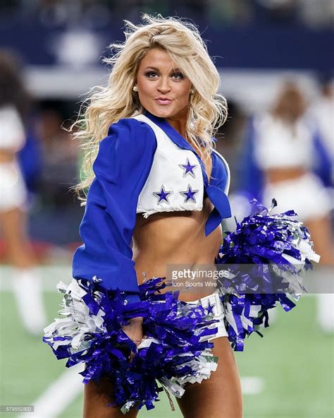 A Dallas Cowboys Cheerleader During The Nfl Regular Season Game Game