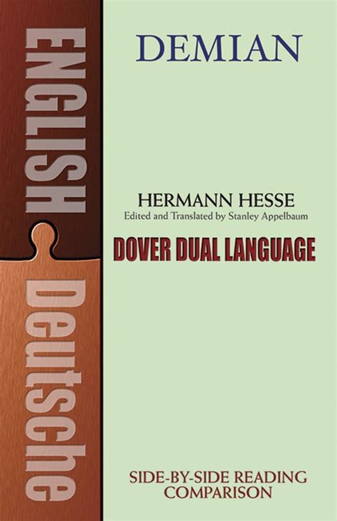 Demian A Dual Language Book Dover Thrift Editions Hesse Hermann