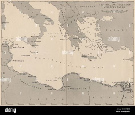 Ww2 North Africa Campaign 1941 Central And Eastern Mediterranean 1956