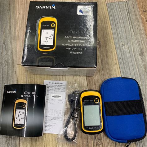 動作良好 GARMIN ガーミン 登山用 GPSナビゲーション eTrex 10J ハンディGPS 売買されたオークション情報yahooの