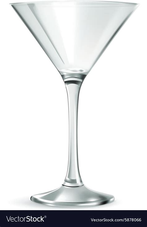 Martini Glass Royalty Free Vector Image VectorStock