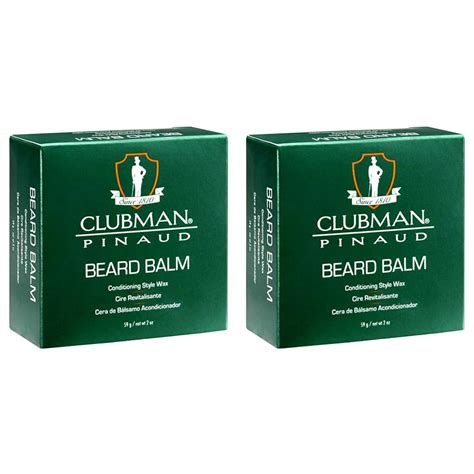 Clubman Pinaud Beard Balm 2 Oz Pack Of 2