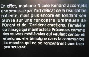 Broderies De Nicole Renard Voir Le Sublime Et La Pri Re Au Bout D