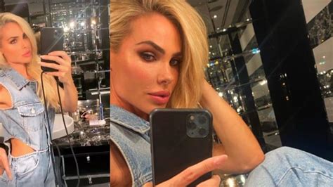 Ilary Blasi Segue Il Trend Del Denim Per L Autunno Lancia La Tuta Di