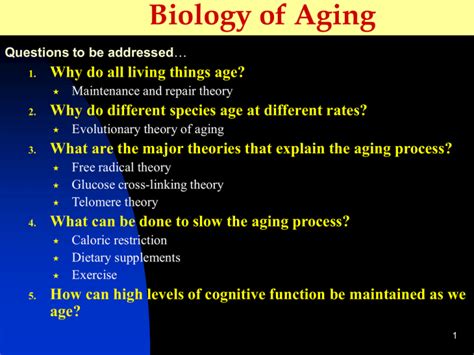 Biology Of Aging