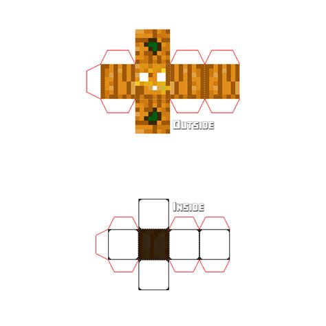 Minecraft Papercraft Pumpkin Home Improvement