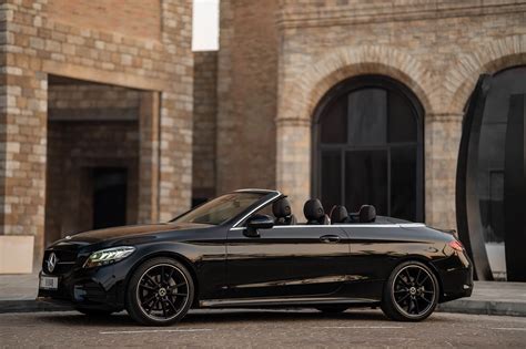 Rent Mercedes C Convertible Black In Dubai Convertible Octane