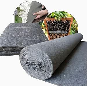 Manta Para Vaso De Plantas - Manta de Drenagem Geotêxtil Bidim 50cm a 10m Para Vasos Plantas Jardim ...