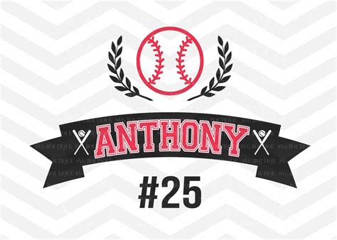 Baseball Name Svg Cutting File Baseball Svg Baseball