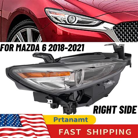 Led Headlight Assembly For Mazda With Afs Right