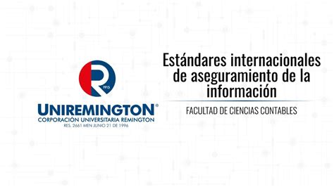 Estándares internacionales de aseguramiento de la información Sandra