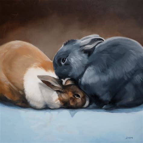 Rabbit Portraits: Paintings in Oil you'll Love