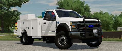 2022 Ford F600 Service Truck V1.0 FS22 Mod | Farming Simulator 22 Mod