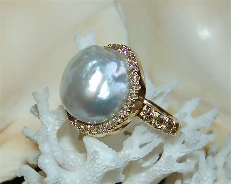 South Sea Pearl Ring – DesignsbyGeorgina