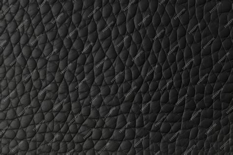 Premium AI Image | High resolution black leather texture