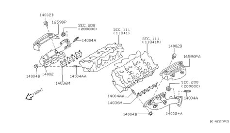 Manifold 2006 Nissan Frontier