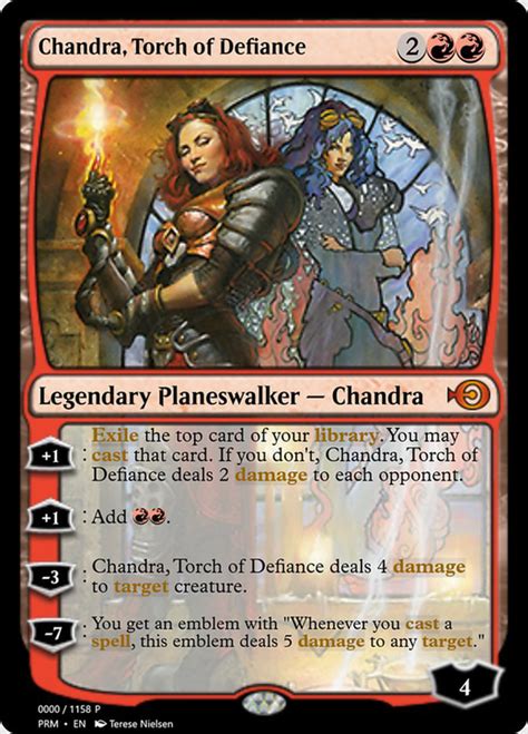 Chandra Torch Of Defiance Magic The Gathering Mtg Cards