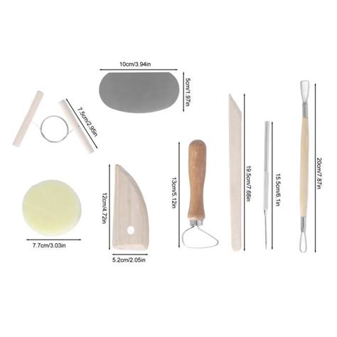 Sonew Outils De Poterie En C Ramique Kit D Outils De Poterie Pi Ces