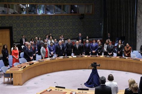 Un Security Council Demands Immediate Ceasefire In Gaza After Us