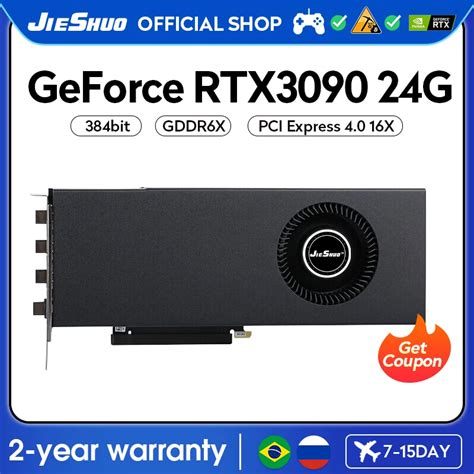 Jieshuo Tarjeta De V Deo Nvidia Rtx De Gb Bit Gddr X Gup