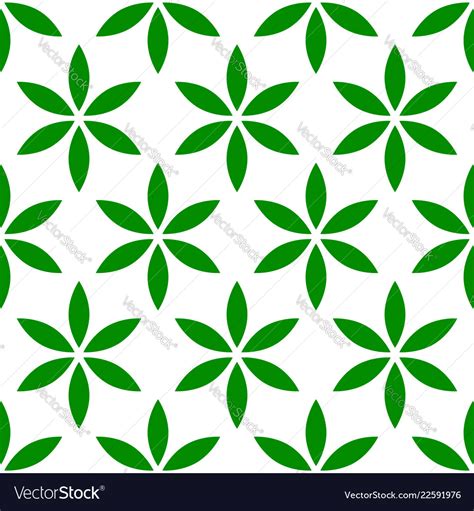 Seamless pattern with simple floral flower motif Vector Image