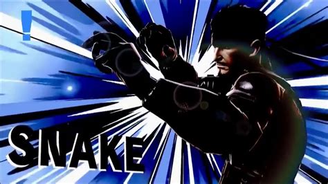 Super Smash Bros Ultimate Snake Victory Screens Youtube