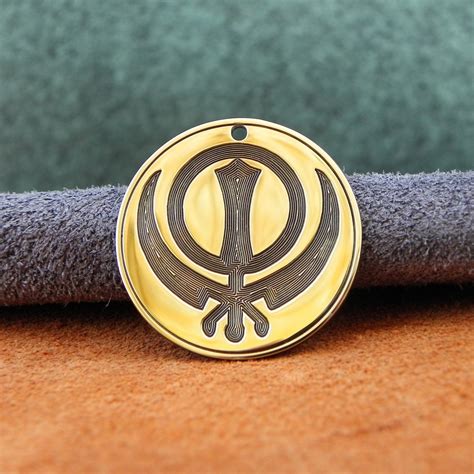 Sikhism Symbol Sikh Khanda Pendant Etsy