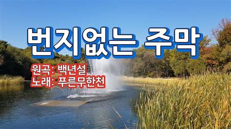 번지없는주막 원곡 백년설 가사자막 트로트 성인가요 중년노래 Youtube