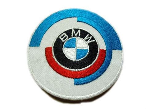 BMW Embroidered Patches Logo Racing Blue Sports Team Sport Team Logos