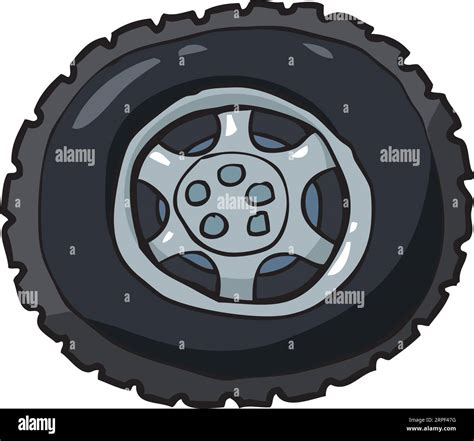 Car Wheel Royalty Free Vector Image Stock Vector Image Art Alamy