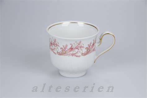 Kaffeetasse Royal Tettau Form Venus Rote Blumen Mit Gold Online Kaufen