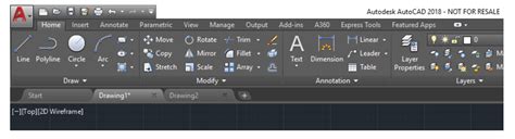 Autocad Menu