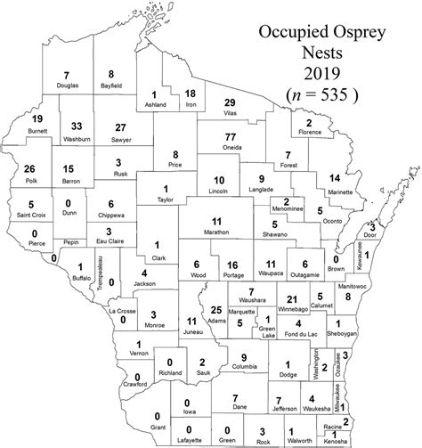 Osprey Nest Locations In Wisconsin – Nests Report