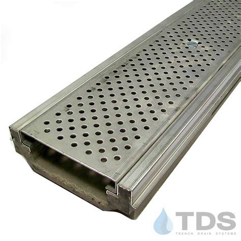 Polycast 500 With Stainless Grate Edging Steel Edging Trench Drain