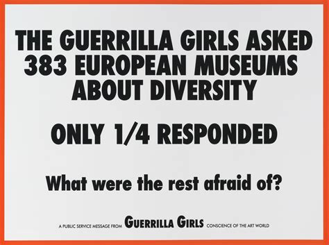 Guerrilla Girls Display At Tate Modern Tate